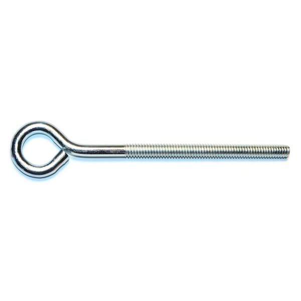 Midwest Fastener Eye Bolt 1/4"-20, 20 in Shank, Steel, Zinc Plated, 15 PK 51705 - main